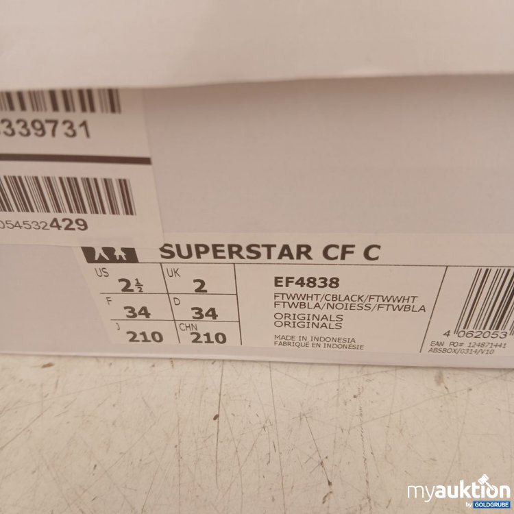 Artikel Nr. 957490: adidas Superstar CF C Klettschuhe