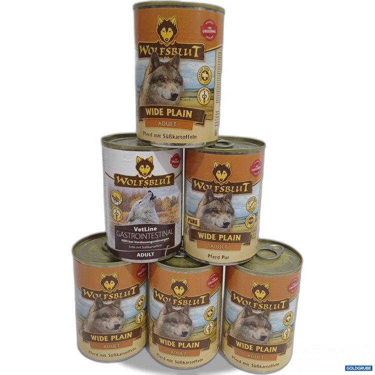 Artikel Nr. 962490: Wolfsblut Hundefutter diverse Sorten 6x400g 