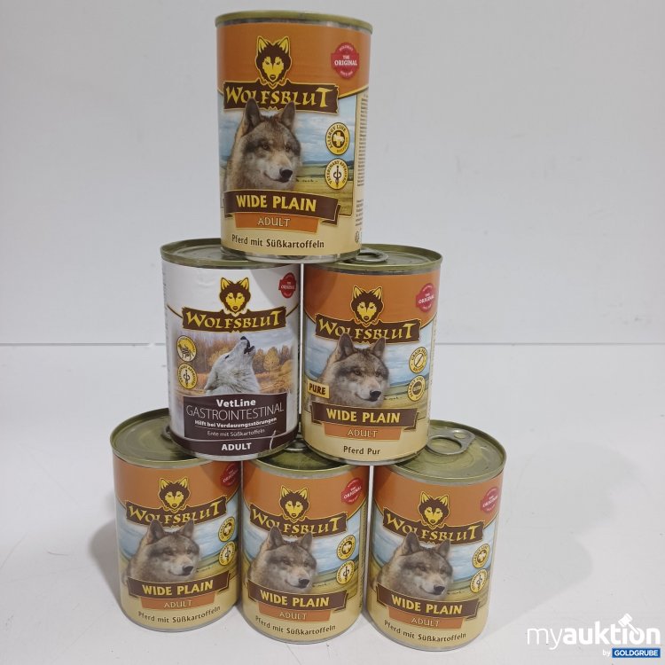 Artikel Nr. 962490: Wolfsblut Hundefutter diverse Sorten 6x400g 