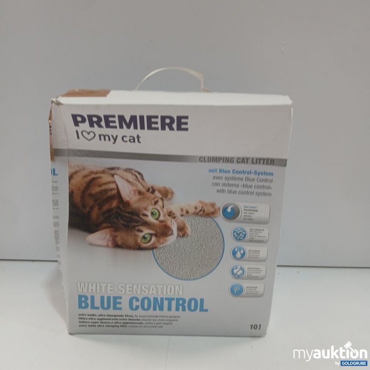 Artikel Nr. 973490: PREMIERE I love my cat Clumping Litter Blue Control 10l