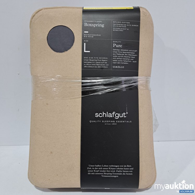 Artikel Nr. 360491 Artikel Nr. 360491: Schlafgut 511 Boxspring Spannbettlaken ,2er Pack, grau Gr. L, bis 40 cm Höhe