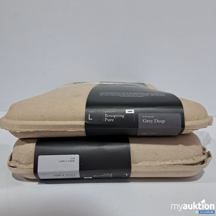 Artikel Nr. 360491 Artikel Nr. 360491: Schlafgut 511 Boxspring Spannbettlaken ,2er Pack, grau Gr. L, bis 40 cm Höhe