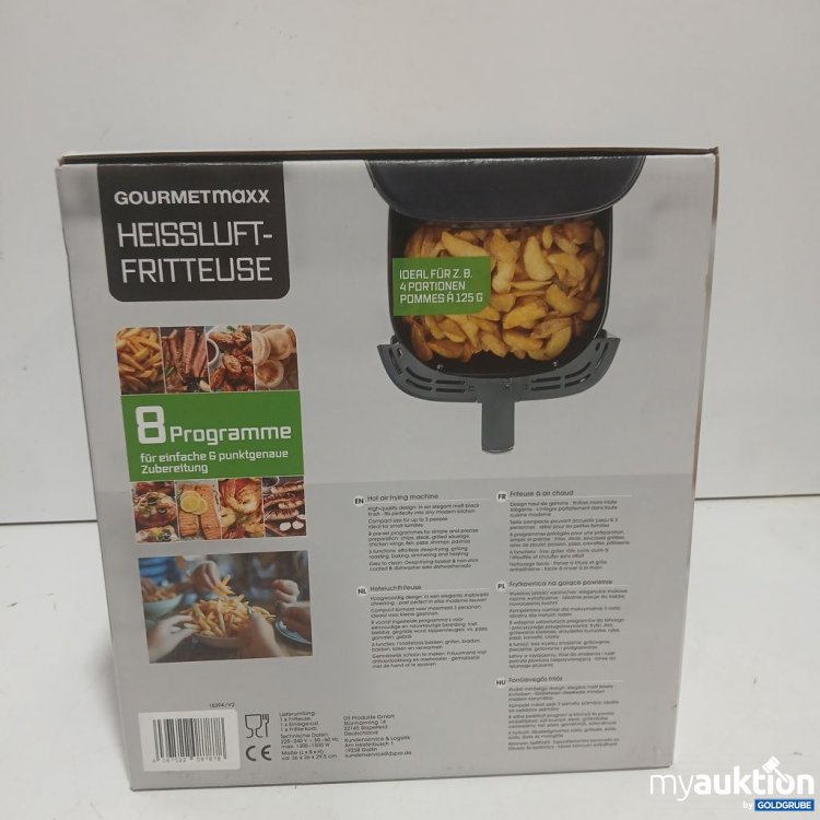 Artikel Nr. 447491 Artikel Nr. 447491: GOURMETmaxx Heißluftfritteuse 4,5 Liter