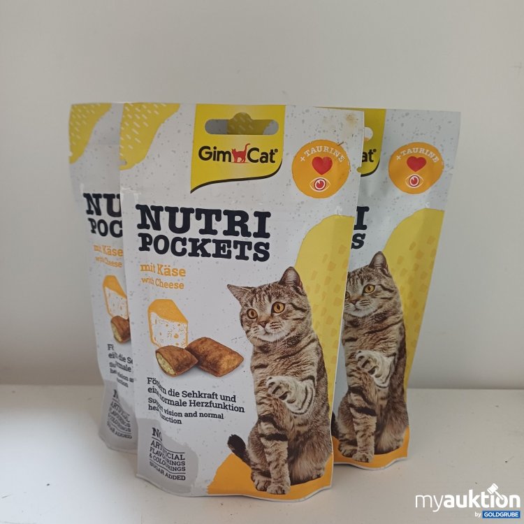 Artikel Nr. 471491: GimCat Nutri Pockets mit Käse 4 x 60g
