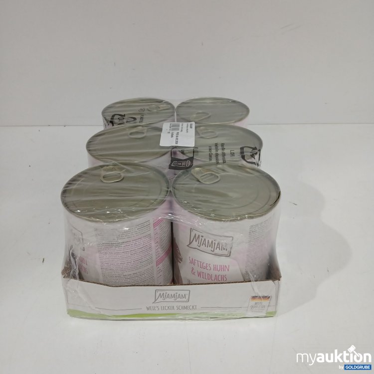 Artikel Nr. 808491 Artikel Nr. 808491: Mjamjam Katzenfutter Huhn&Wildlachs 6x800g