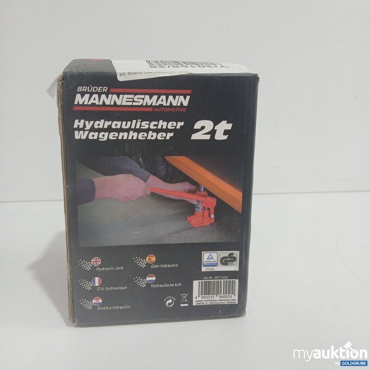 Artikel Nr. 856491 Artikel Nr. 856491: Brüder Mannesmann Hydraulischer Wagenheber 2t