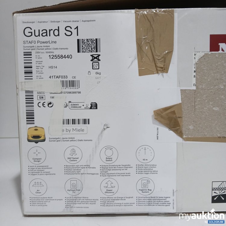 Artikel Nr. 903491: Miele Guard S1 STAF0 PowerLine Sunsetgelb 