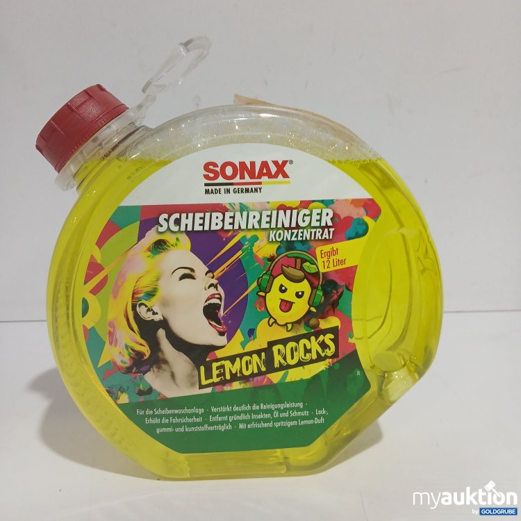 Artikel Nr. 914491: Sonax Scheibenreiniger Konzentrat Lemon Rocks 3L 