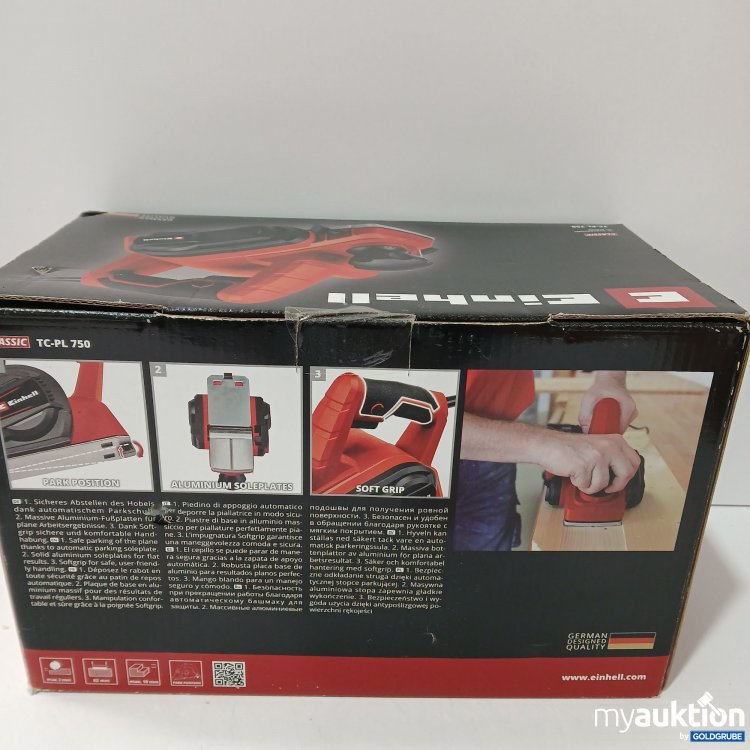 Artikel Nr. 954491: EINHELL Elektrohobel TC-PL 750 43.453.10