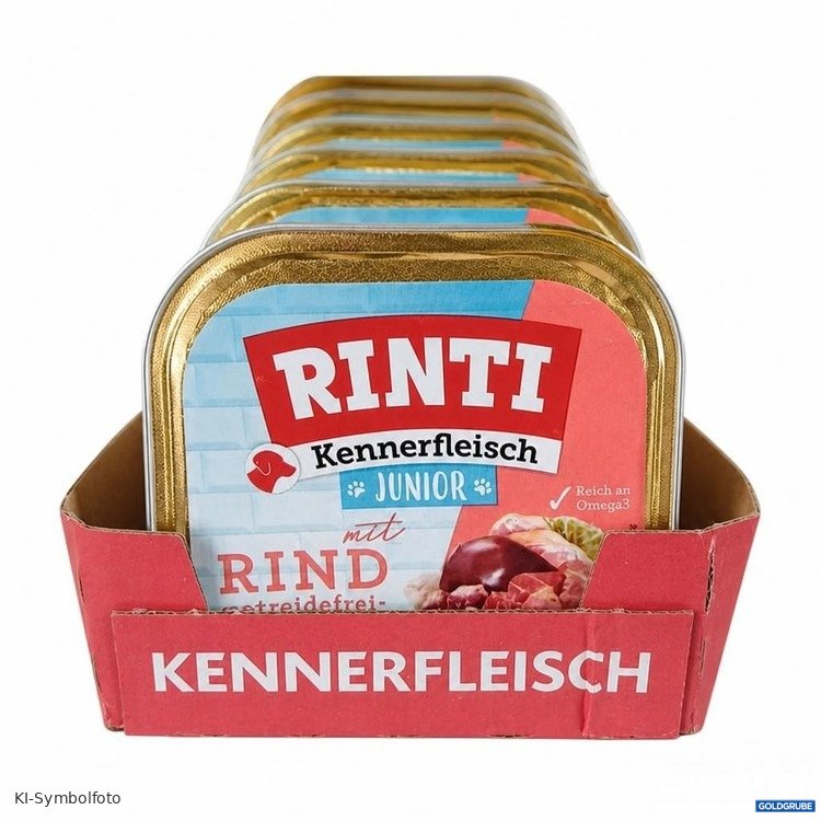 Artikel Nr. 471492: Rinti Hundefutter Kennerfleisch Junior Rind getreidefrei 9 x 300g