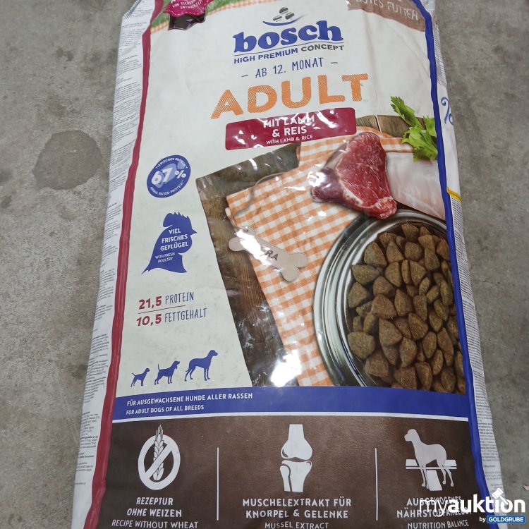 Artikel Nr. 816492: Bosch Adult Hundefutter Lamm& Reis 15kg