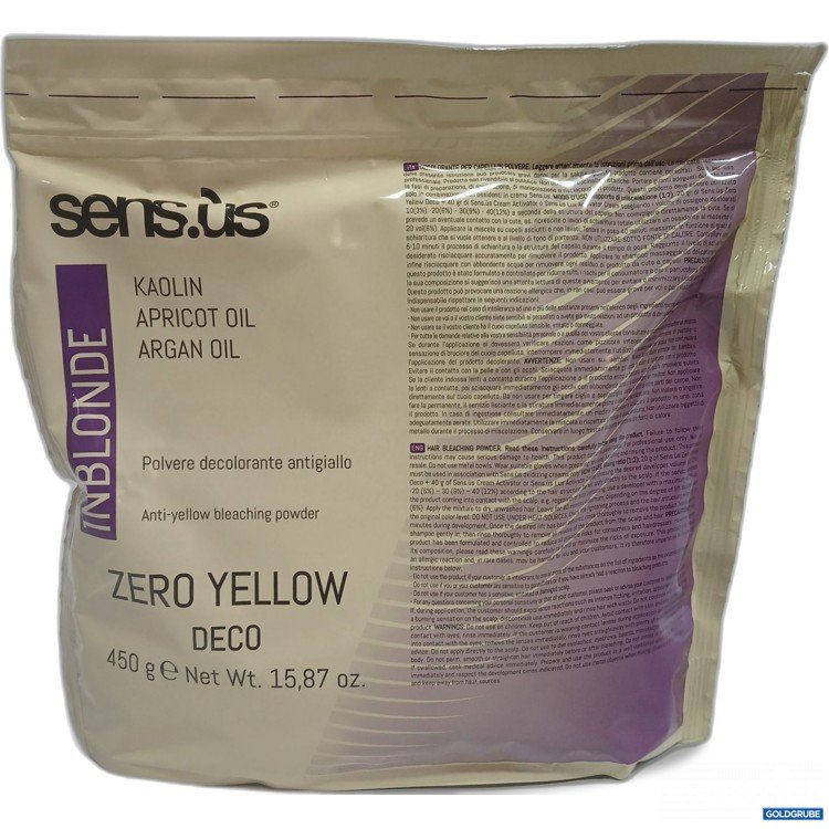 Artikel Nr. 972492: Sensus Kaolin Apricot Oil Argan Oil Zero Yellow Deco 450g 