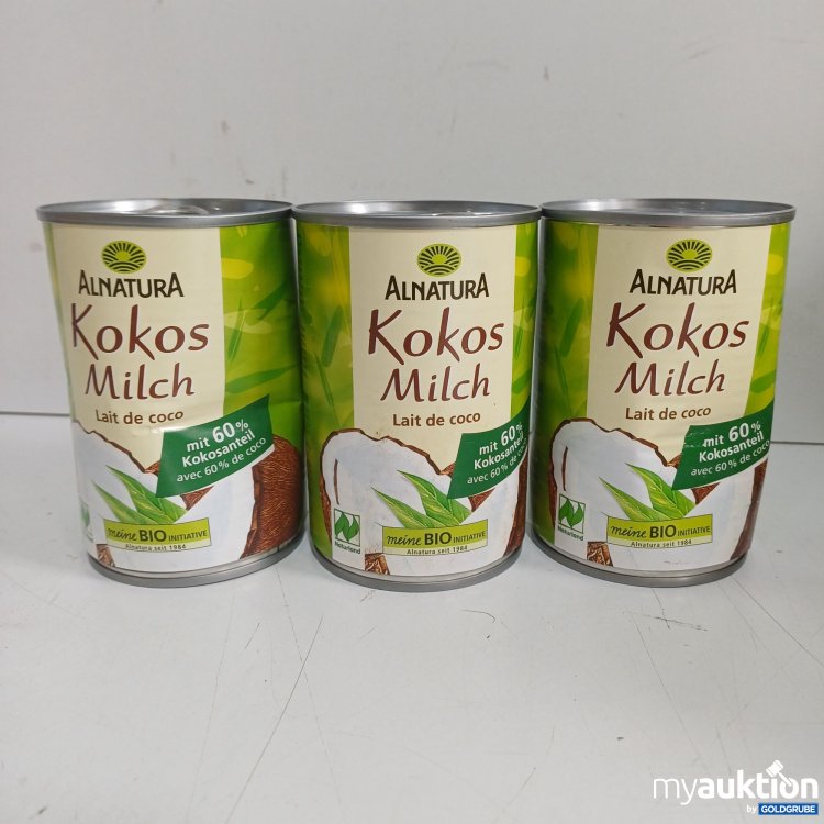 Artikel Nr. 983492: Alnatura Bio Kokosmilch, 3x400ml