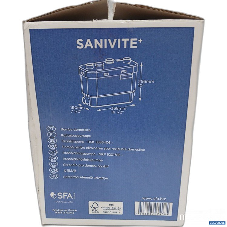 Artikel Nr. 443493: Sanivite + 368x190x256mm 