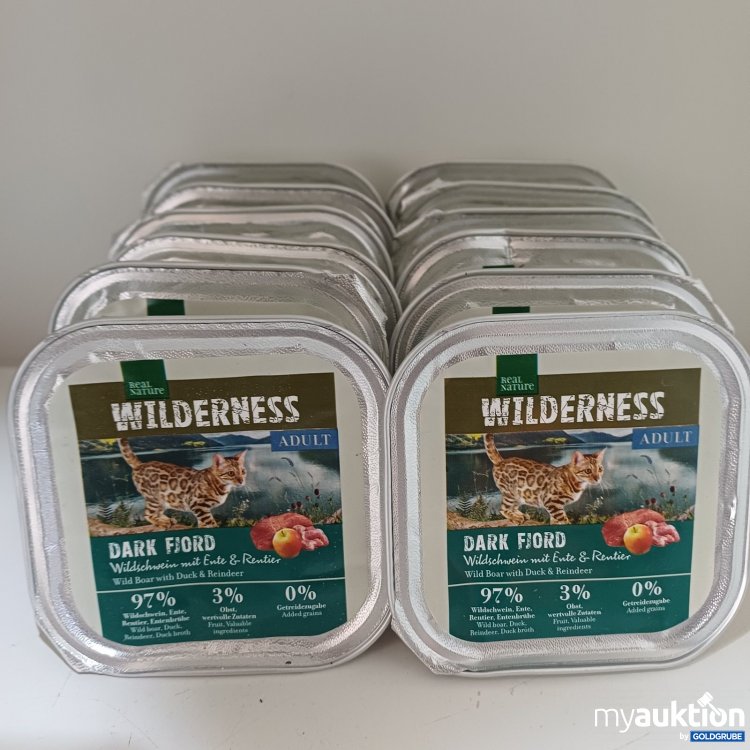 Artikel Nr. 471493: Wilderness Katzenfutter Adult Dark Fjord Wildschwein mit Ente & Rentier 12 x 100g