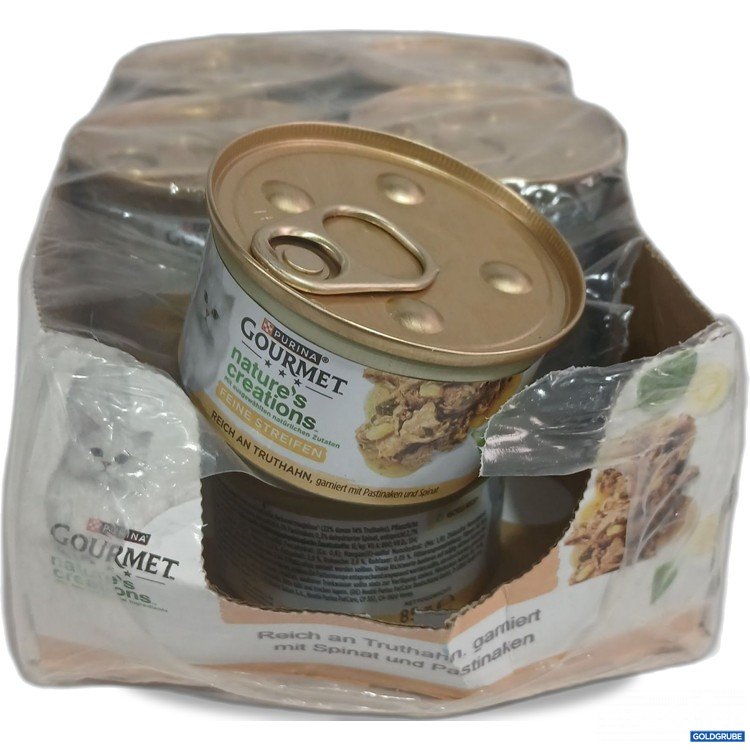 Artikel Nr. 885493: Purina Gourmet Feine Streifen reich an Truthahn garniert mit Pastinaken & Spinat 10x85g