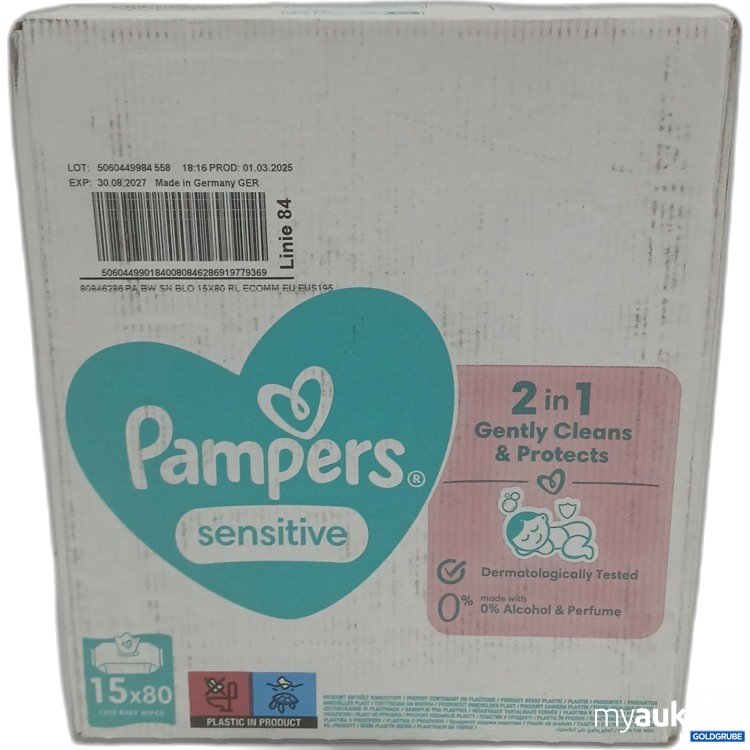 Artikel Nr. 887493 Artikel Nr. 887493: Pampers Sensitive 15x80 Baby Wipes