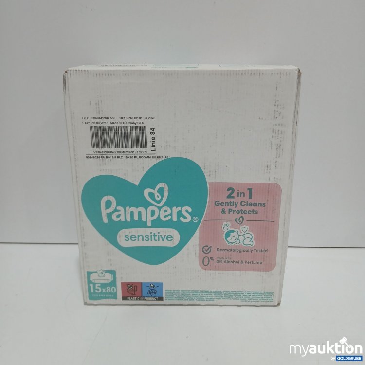 Artikel Nr. 887493 Artikel Nr. 887493: Pampers Sensitive 15x80 Baby Wipes