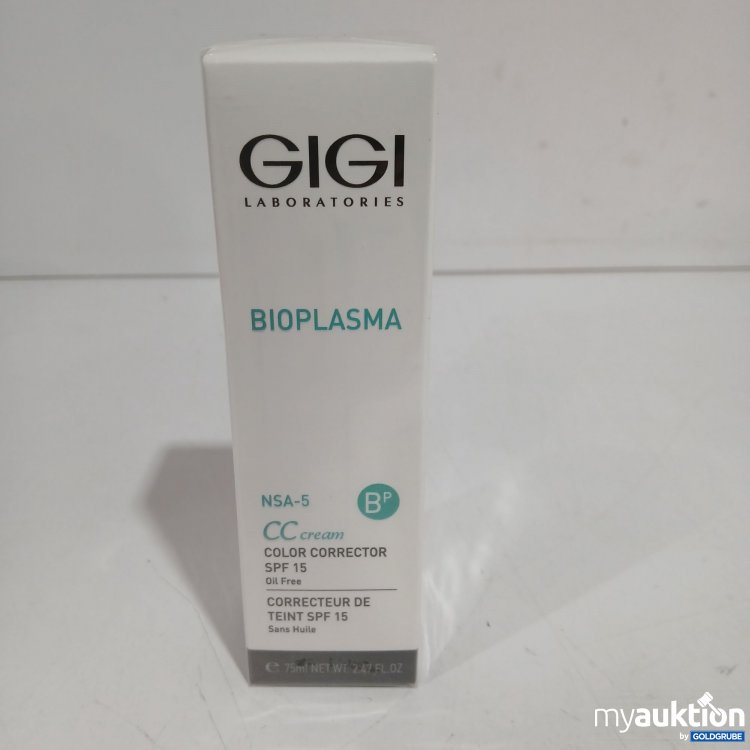 Artikel Nr. 891493: Gigi Laboratories Bioplasma NSA-5 CC cream Color corrector SPF15 Oil free 75ml 