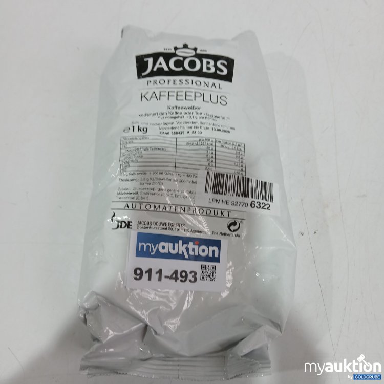 Artikel Nr. 911493 Artikel Nr. 911493: Jacobs Kaffeeplud Kaffeeweißer 1kg