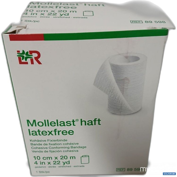 Artikel Nr. 918493: Mollelast haft latexfree Fixierbinde 10 cm x 20 m