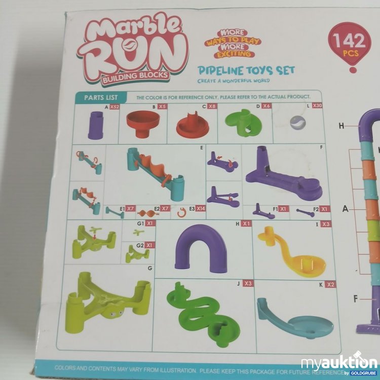 Artikel Nr. 922493: Marble Run Pipeline Toys Set 142 PCS