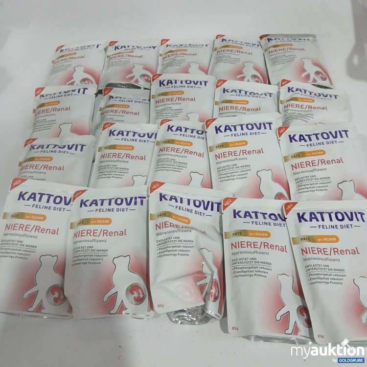 Artikel Nr. 952493: Kattovit Pate Niere mit Huhn 20x85g