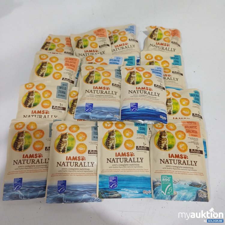 Artikel Nr. 962493: Iamso Naturally Katzenfutter diverse Sorten 18x85g