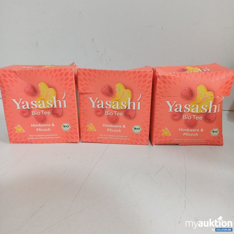 Artikel Nr. 983493: Yasashi Bio Tee Himbeere&Pfirsich, 3x40g