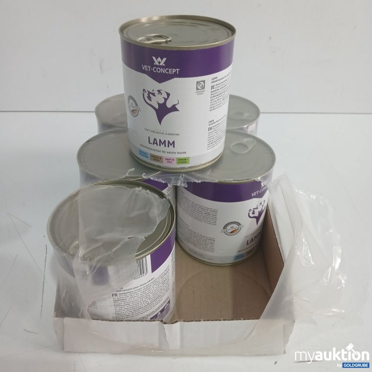 Artikel Nr. 461494: Vet Concept Hundefutter Lamm 6x800g