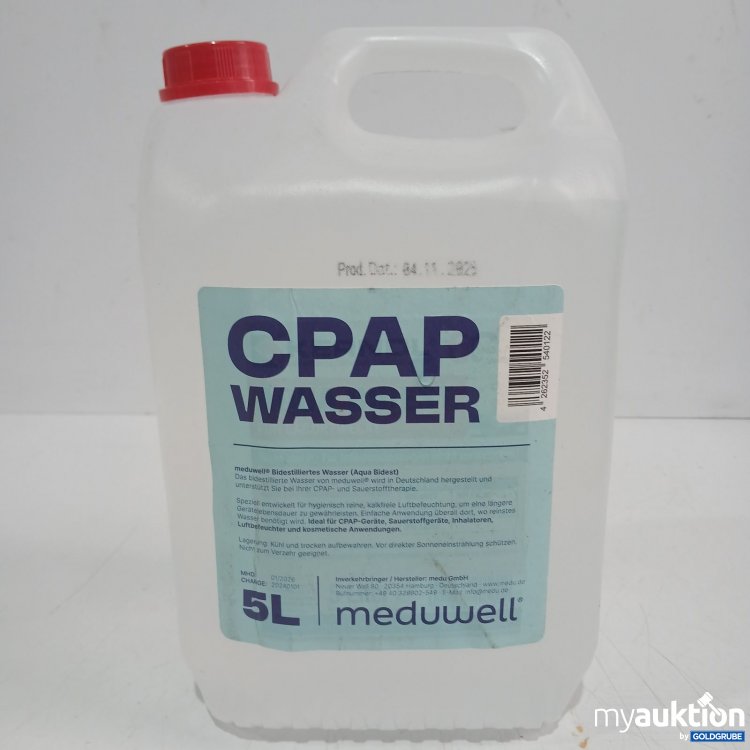 Artikel Nr. 470494: meduwell 5 l CPAP Wasser