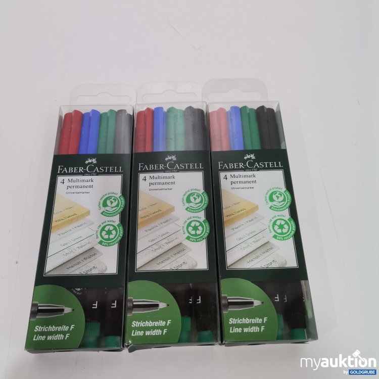 Artikel Nr. 820494 Artikel Nr. 820494: Faber Castell Multimark Permanent 3x4 Stk.