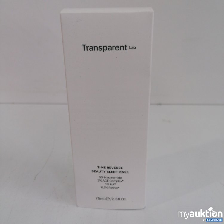 Artikel Nr. 833494 Artikel Nr. 833494: Transparent Lab Time Reverse Beauty Sleep Mask 75ml