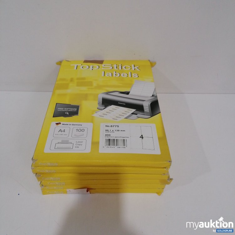 Artikel Nr. 847494 Artikel Nr. 847494: Top Stick Labels A4 210x297mm, 6 Packungen