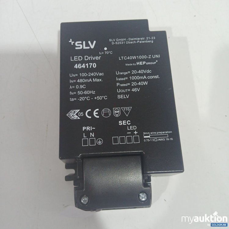 Artikel Nr. 870494 Artikel Nr. 870494: SLV LED Driver 464170 LTC40W1000-Z Uni