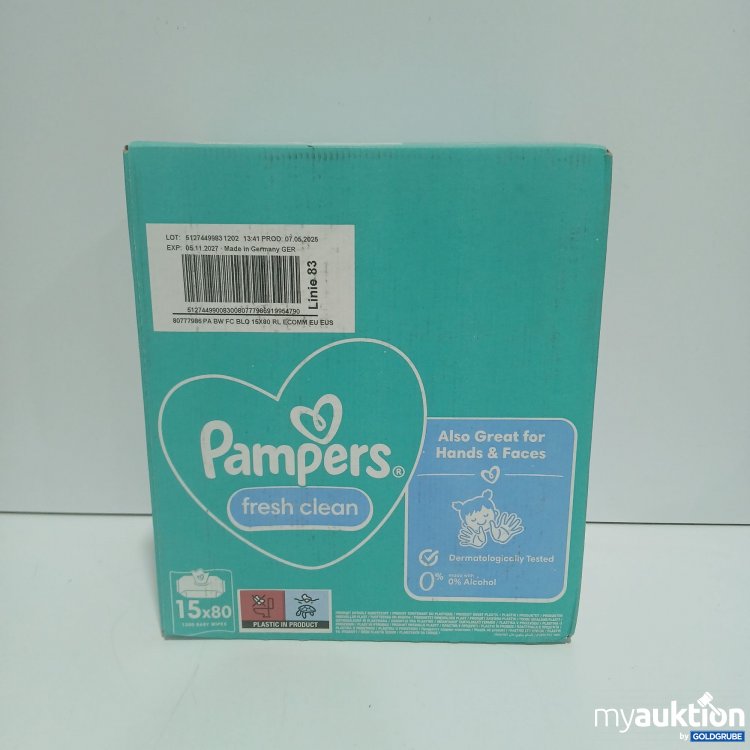 Artikel Nr. 887494: Pampers Fresh Clean 15x80 Baby Wipes 