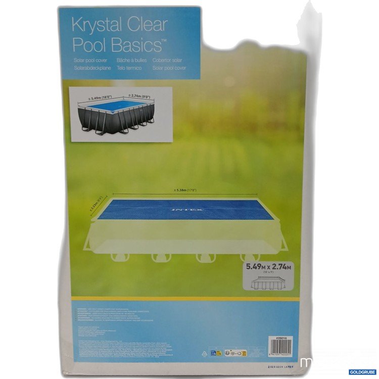 Artikel Nr. 888494: Intex Krystal Clear Pool Basics Solarabdeckpkane 