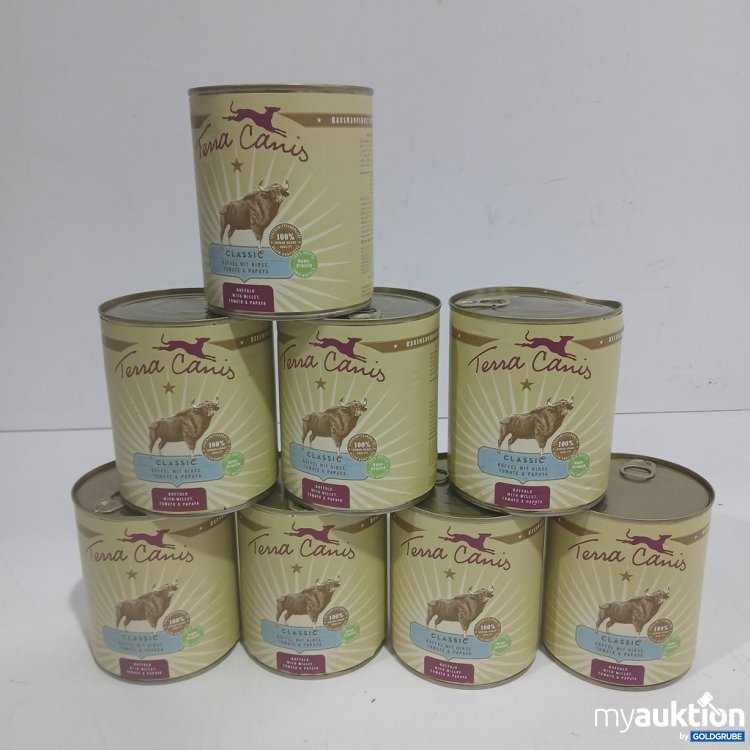 Artikel Nr. 960494: Tera Canis Classic Hundefutter Büffel mit Hirse, Tomate & Papaya 8x800g