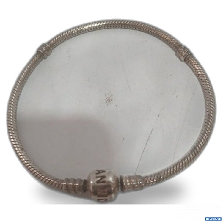 Artikel Nr. 445495 Artikel Nr. 445495: Pandora Silberarmband mit Kugelverschluss benutzt,verschmutzt