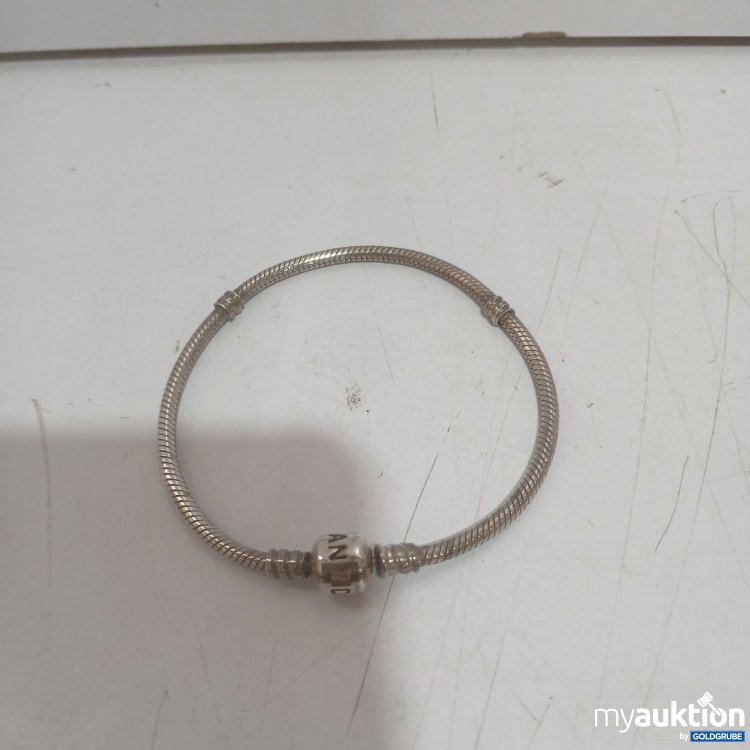 Artikel Nr. 445495 Artikel Nr. 445495: Pandora Silberarmband mit Kugelverschluss benutzt,verschmutzt