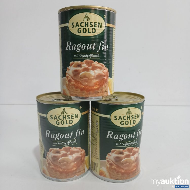 Artikel Nr. 818495: Sachsen Gold Ragout fin mit Geflügelfleisch je 400g