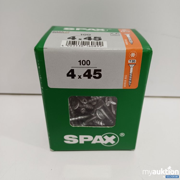 Artikel Nr. 884495: Spax Scharuben, 100stk., 4x45
