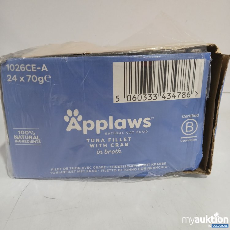 Artikel Nr. 885495: Applaws Tuna Filet with Crab in broth 24x70g 
