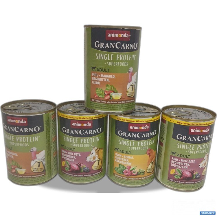 Artikel Nr. 890495 Artikel Nr. 890495: Animonda GranCarno Single Protein verschieden Sorten 5x400g