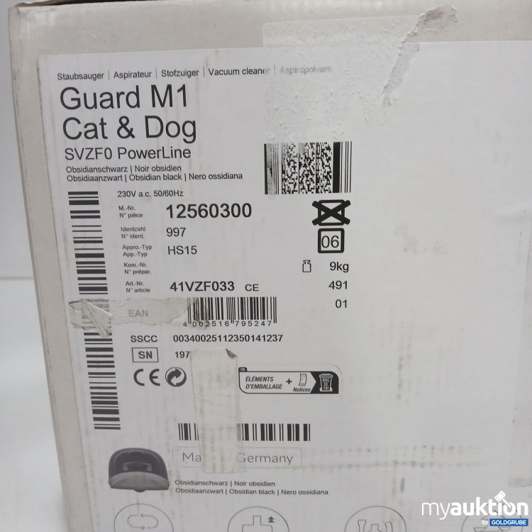 Artikel Nr. 903495: Miele Guard M1 Cat&Dog SVZF0 PowerLine Obsidianschwarz 