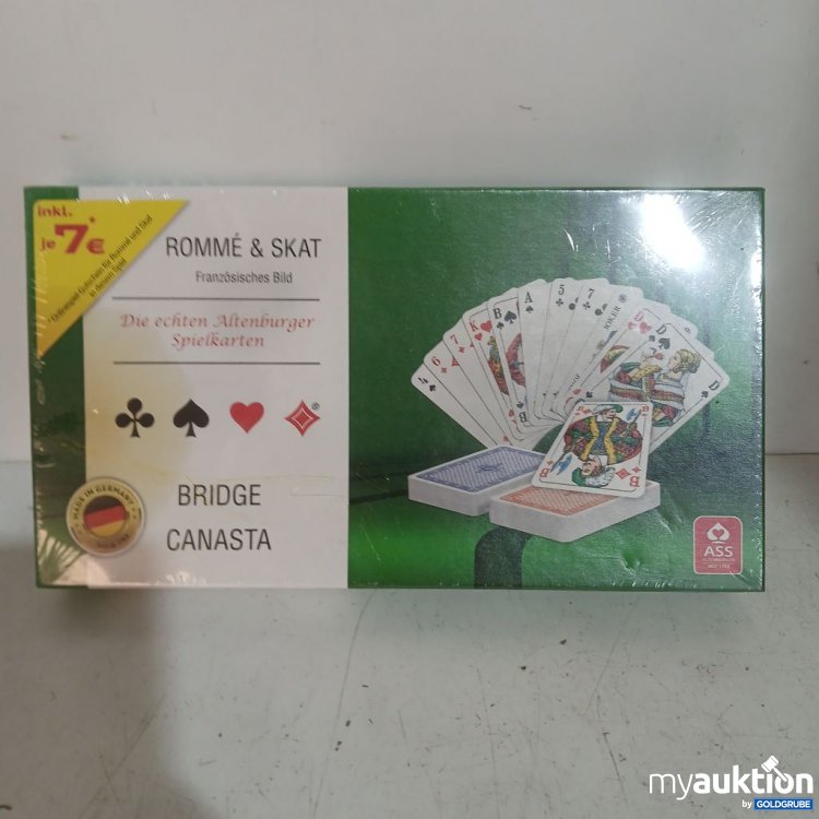 Artikel Nr. 934495 Artikel Nr. 934495: ASS Rommé & Skat Bridge Canasta Spielkarten