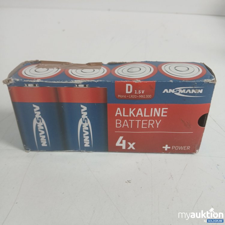 Artikel Nr. 970495 Artikel Nr. 970495: Ansmann D 1,5V ,Alkaline Batterie 4St.