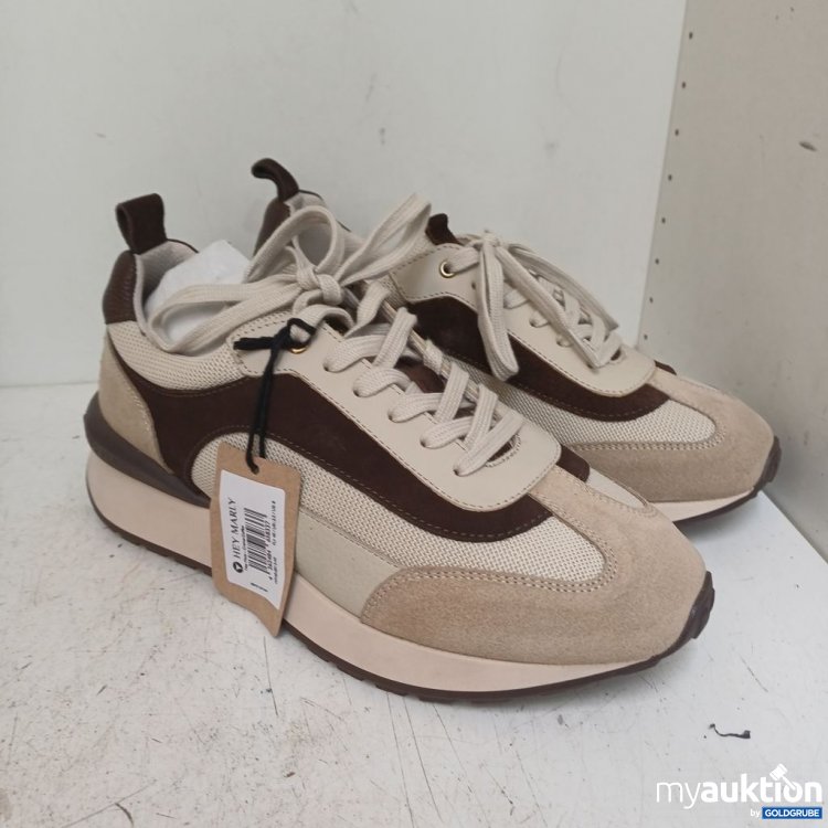 Artikel Nr. 980495 Artikel Nr. 980495: HEY MARLY Mate Cream-Coffee Sneakers