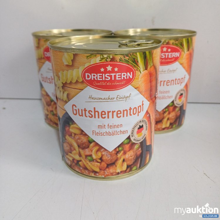 Artikel Nr. 983495: Dreistern Gutsherrentopf mit Fleischbällchen, 3x800g