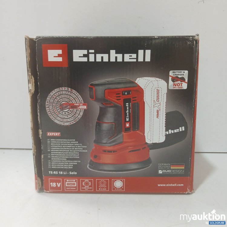 Artikel Nr. 995495 Artikel Nr. 995495: Einhell Akku-Exzenterschleifer TE-RS 18 Li-Solo